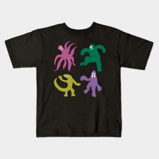 Monster Dance Party Kids T-Shirt